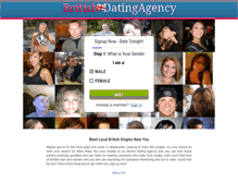 Tablet Screenshot of britishdatingagency.com